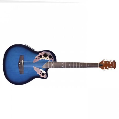 Hertz HZR 3801E Electro-Acoustic Guitar - Blue