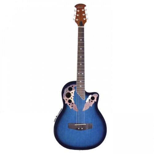 Hertz HZR 3801E Electro-Acoustic Guitar - Blue