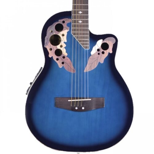Hertz HZR 3801E Electro-Acoustic Guitar - Blue