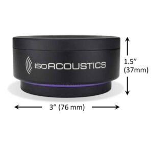 IsoAcoustics Puck 76 ISO Puck Series Speaker Vibration Isolators - Pack of 2