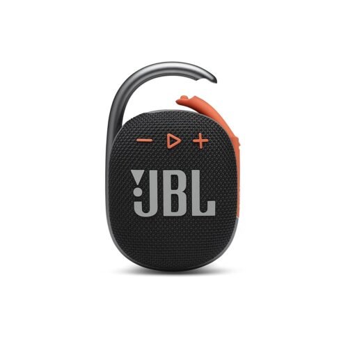 JBL Clip 4 Wireless Ultra-Portable Bluetooth Speaker (Black & Orange)