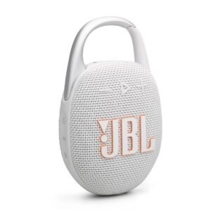 JBL Clip 5 Wireless Ultra-Portable Bluetooth Speaker- White JBL Clip 5 Wireless Ultra-Portable Bluetooth Speaker- White