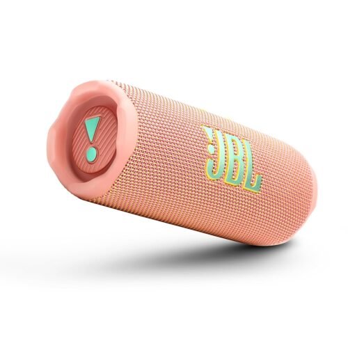 JBL Flip 7 Wireless Portable Bluetooth Speaker with Pro Sound & 16H Battery (Pink)