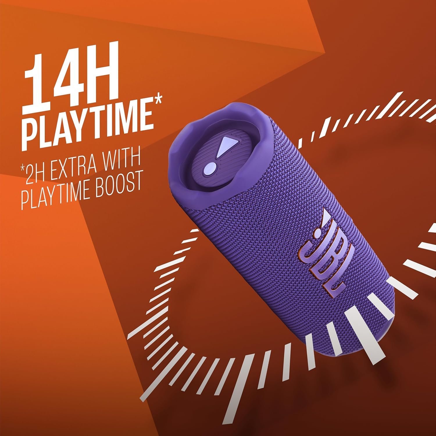 JBL Flip 7 Portable Bluetooth Speaker with 16H Playtime (Purple)
