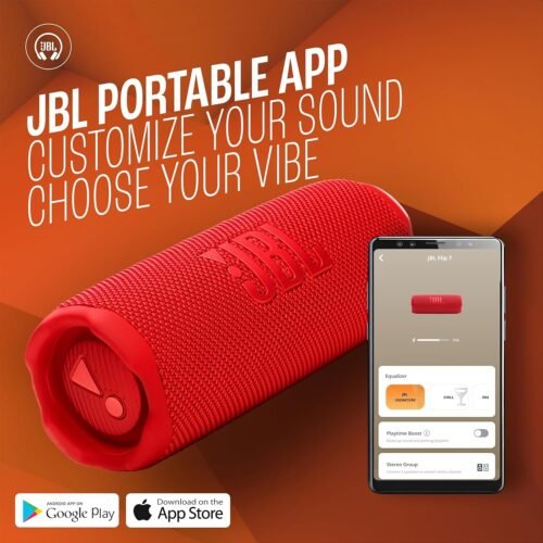 JBL-Flip-7-Portable-Bluetooth-Speaker-with-16H-Playtime-Red4.jpg JBL Flip 7 Portable Bluetooth Speaker with 16H Playtime - Red