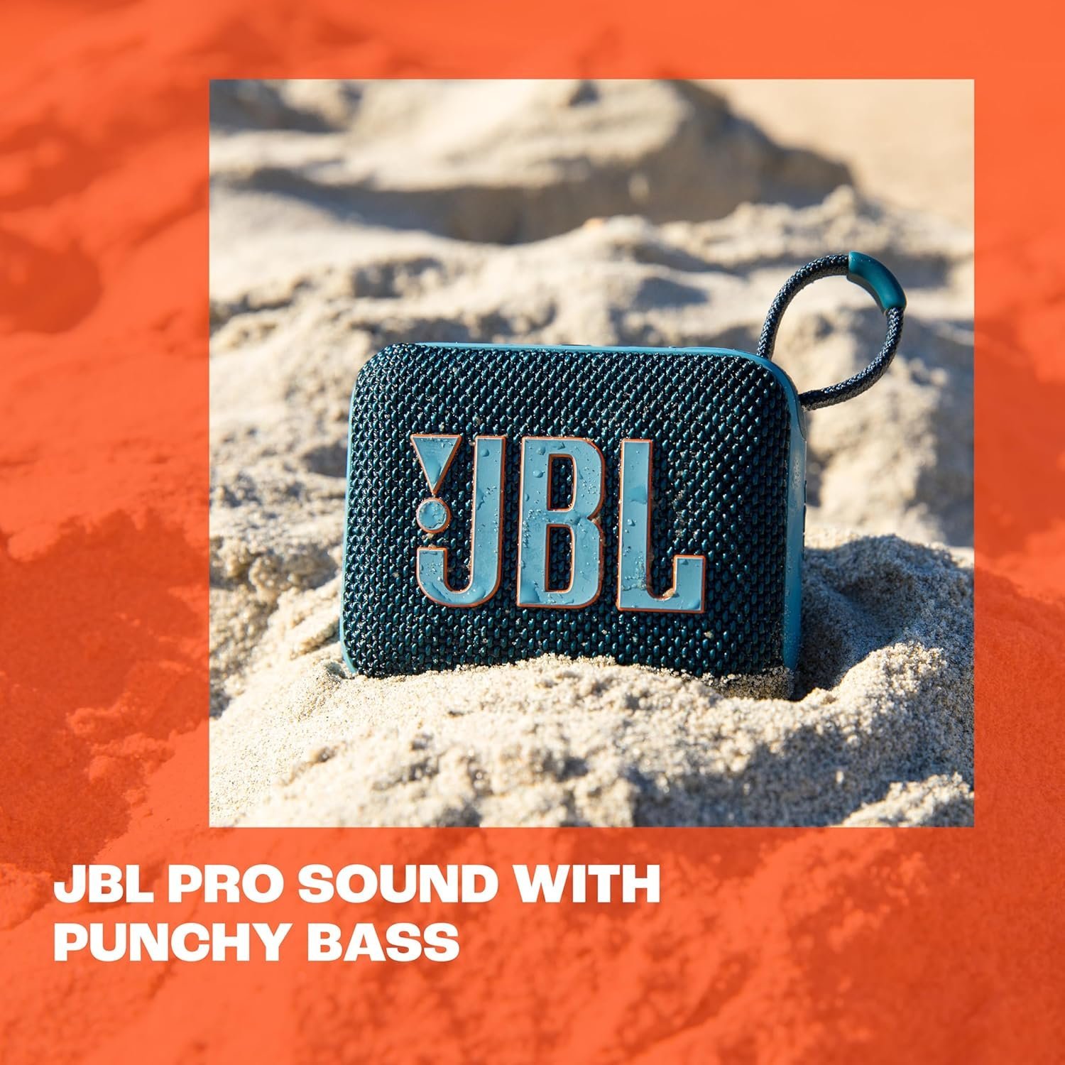 JBL Go 4 Ultra-Portable Bluetooth Speaker - Blue