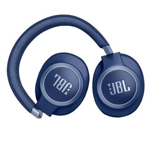 JBL Live 770NC Wireless ANC Headphones, 65H Battery (Blue)