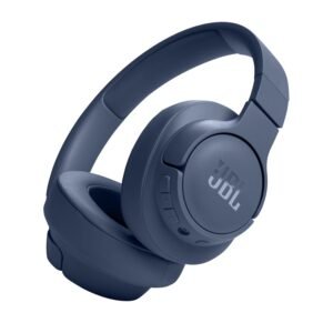JBL Tune 720BT Wireless Over-Ear Headphones with Mic (Blue)