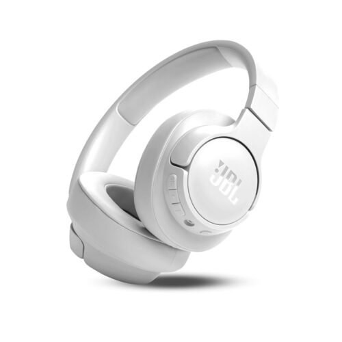 JBL Tune 770NC Wireless ANC Headphones, 70H Battery - White