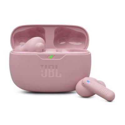 JBL Wave Beam 2 Wireless Earbuds with ANC & 40H Playtime (Pink)