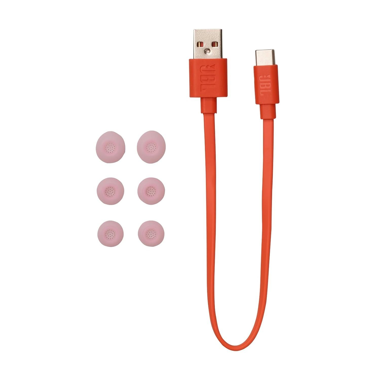 JBL Wave Beam 2 Wireless Earbuds with ANC & 40H Playtime (Pink)