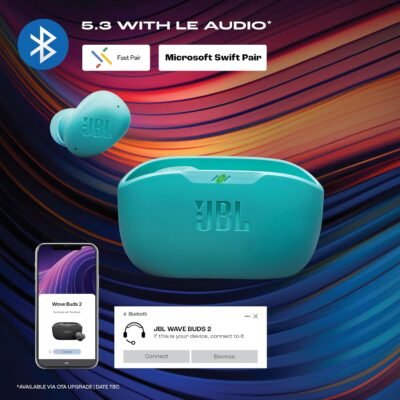 JBL Wave Buds 2 Wireless Earbuds with ANC & 40H Playtime (Blue)54