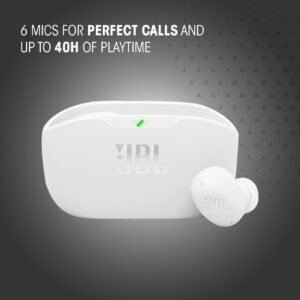 JBL Wave Buds 2 Wireless Earbuds with ANC & 40H Playtime (White) JBL Wave Buds 2 Wireless Earbuds with ANC & 40H Playtime (White)