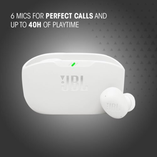JBL Wave Buds 2 Wireless Earbuds with ANC & 40H Playtime (White) JBL Wave Buds 2 Wireless Earbuds with ANC & 40H Playtime (White)
