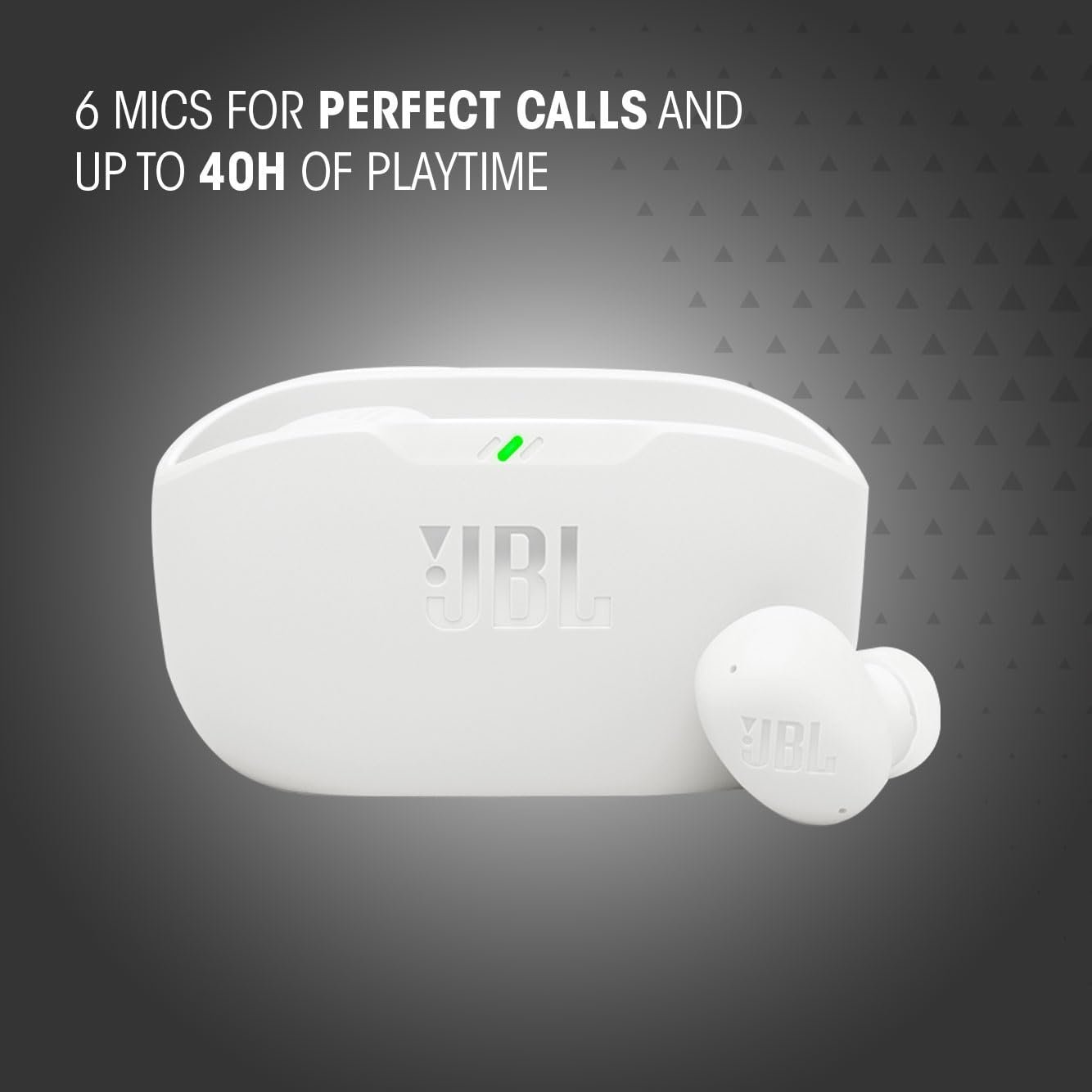 JBL Wave Buds 2 Wireless Earbuds with ANC & 40H Playtime (White)