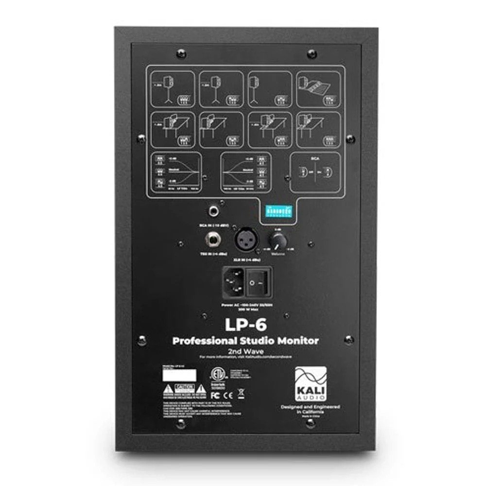 Kali-Audio-LP-6-V2-6.5-inch-Powered-Studio-Monitor-Pair-3.jpg Kali Audio LP-6 V2 6.5-inch Powered Studio Monitor (Pair)