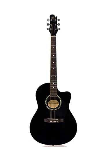 Kaps ST 10 CR Acoustic Guitar- Black