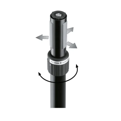 Konig & Meyer 21340 000 55 Distance Rod with Hand Crank and Ring Lock Konig & Meyer 21340 000 55 Distance Rod with Hand Crank and Ring Lock