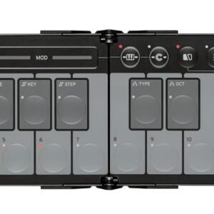 Korg nanoKEY Fold - 25-Key Foldable MIDI Keyboard Controller with USB-C and TRS-MIDI - Black