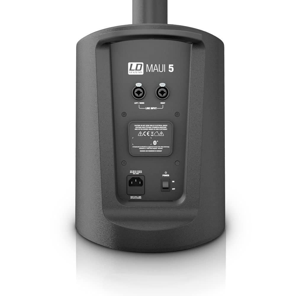 LD-MAUI-5-Ultra-Portable-Column-PA-System4-1.jpg LD System MAUI 5 Ultra Portable Column PA System with Mixer and Bluetooth