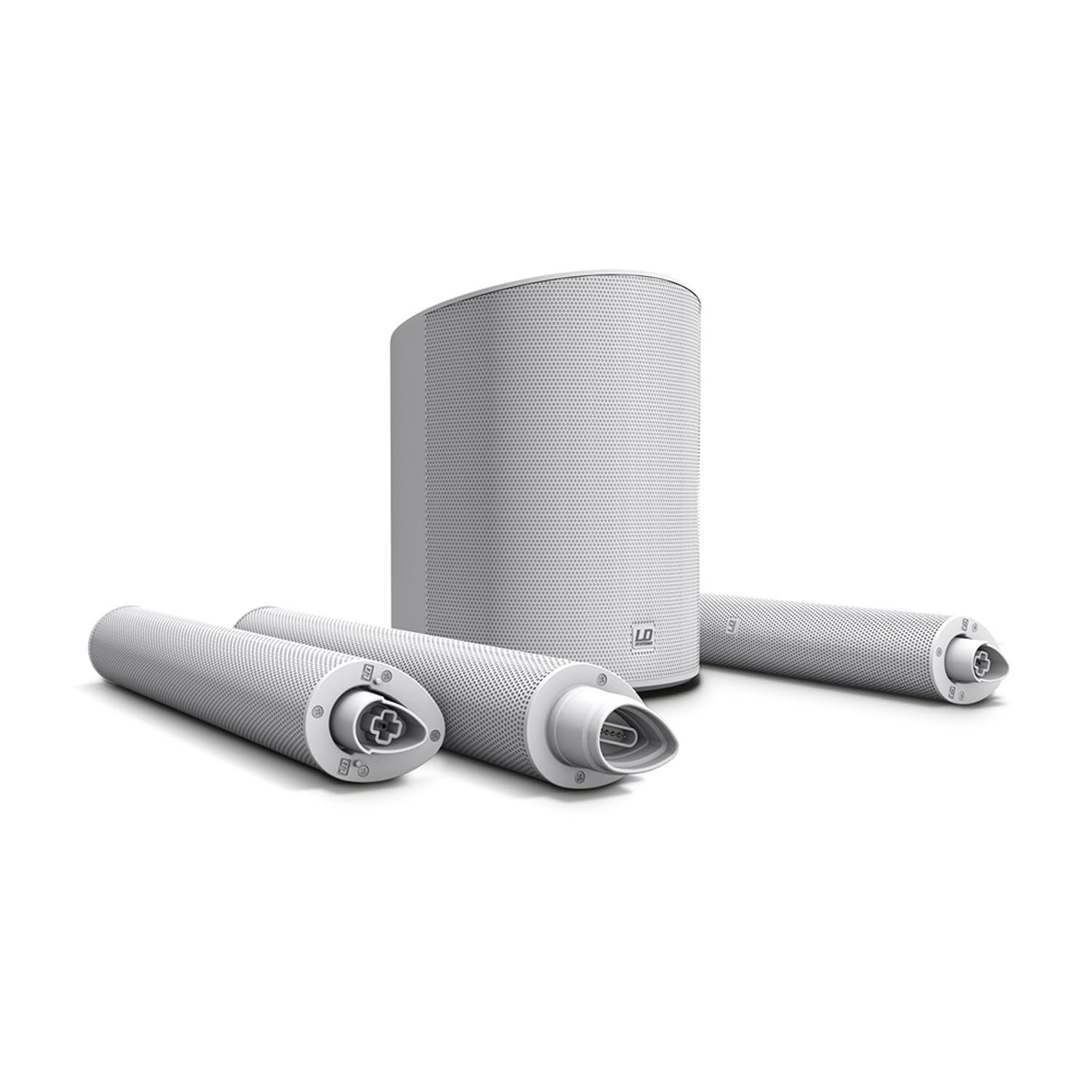 LD-Systems-Maui-511-1.jpg LD Systems Maui 5 GO W Ultra-Portable Battery-Powered Column PA System, White