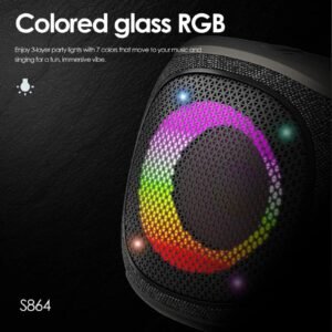 LENYES-S864-Black-15-W-Bluetooth-Party-Speaker-4.jpg LENYES S864-Black 15 W Bluetooth Party Speaker