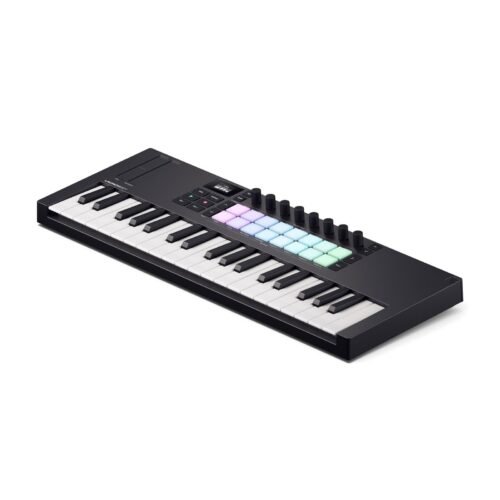 LKM37-MKIV-Right-Top-2400-2400__05275.jpg Novation Launchkey Mini 37 MK4 Keyboard Controller - Black