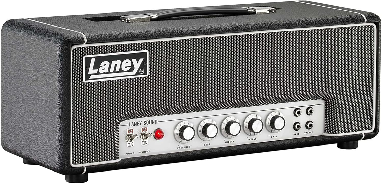 Laney-LA30Bl-2.jpg Laney LA30Bl All Tube Guitar Head 30W, EL34, Black