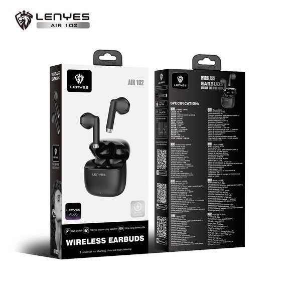 Lenyes AIR 102 TWS 8 hours Battery Life
