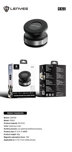 Lenyes CR201 Magnetic Vacuum Suction Mobile Holder