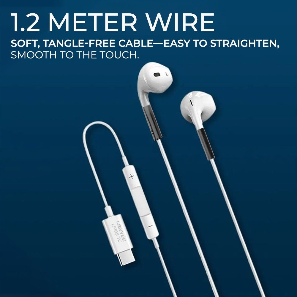 Lenyes LF105 Type-C Pin Wired Earphones