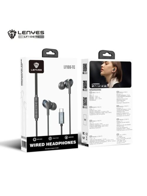 Lenyes LF106 Type-C Pin Wired Earphones