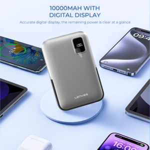 Lenyes PW134D 10000 mAH Wireless Powerbank - Discontinued Model