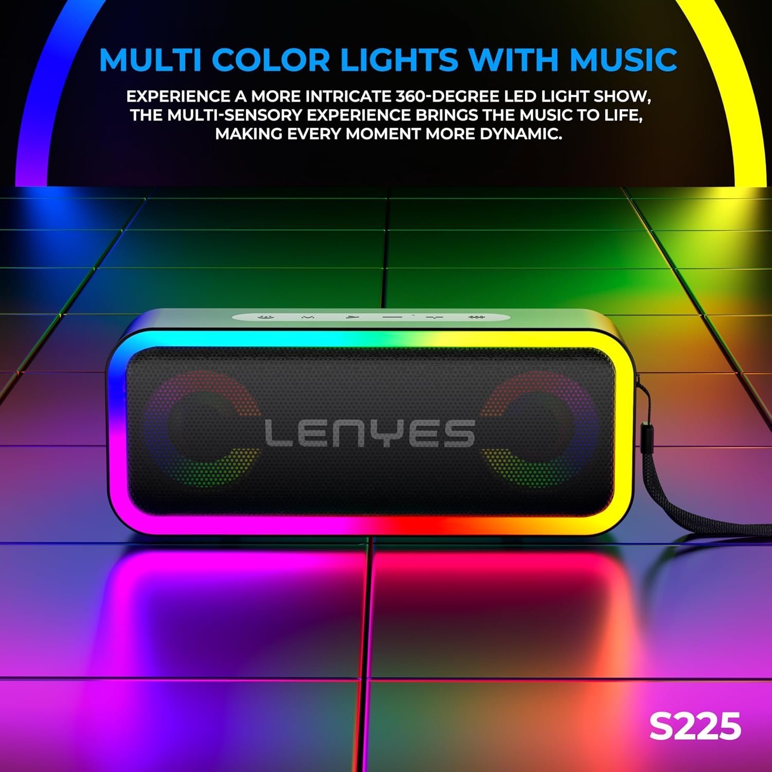 Lenyes S225 20 W Wireless Speaker