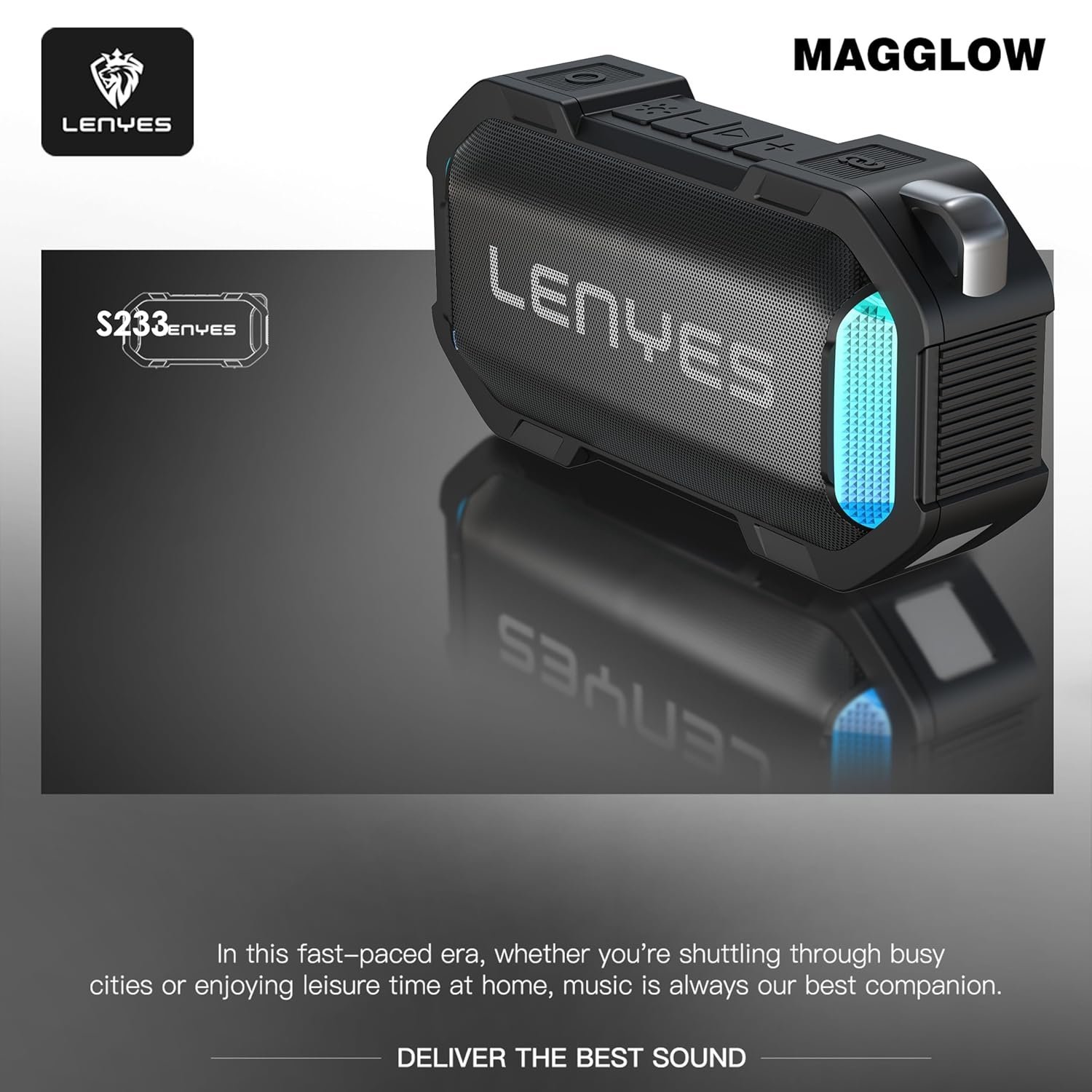 Lenyes S233 12 W Wireless Speaker