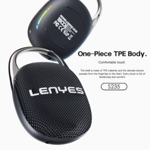 Lenyes S235 8 W Wireless Speaker (Black)