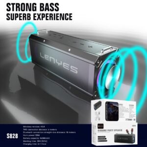 Lenyes S828 120 W Bluetooth Speaker