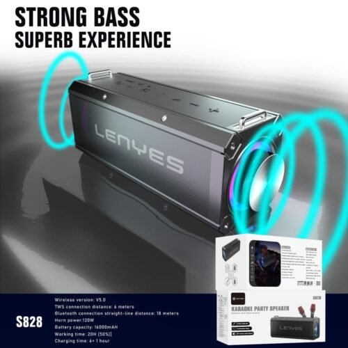 Lenyes S828 120 W Bluetooth Speaker