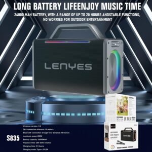 Lenyes S835 200 W Wireless Speaker