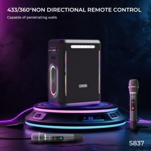 Lenyes S837 300Watt Portable Karaoke Party Speaker