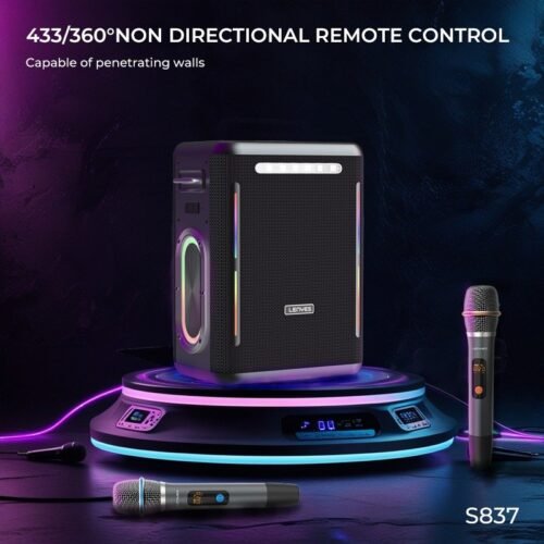Lenyes S837 300Watt Portable Karaoke Party Speaker