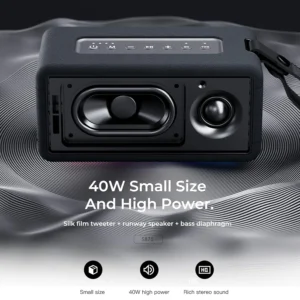 Lenyes S875 40 W Wireless Speaker - Black