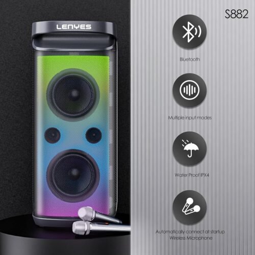 Lenyes S882 Bluetooth Party Speaker