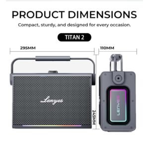 Lenyes Titan 2 200 W Wireless Speaker