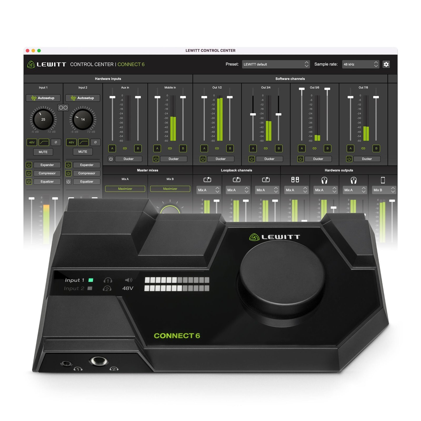 Lewitt Connect 6 USB-C Audio Interface