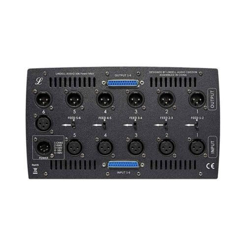 Lindell Audio 506 Power MKII 6-Slot 500 Series Chassis
