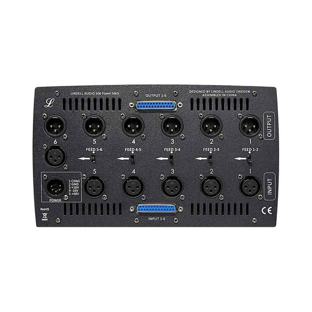 Lindell Audio 506 Power MKII 6-Slot 500 Series Chassis