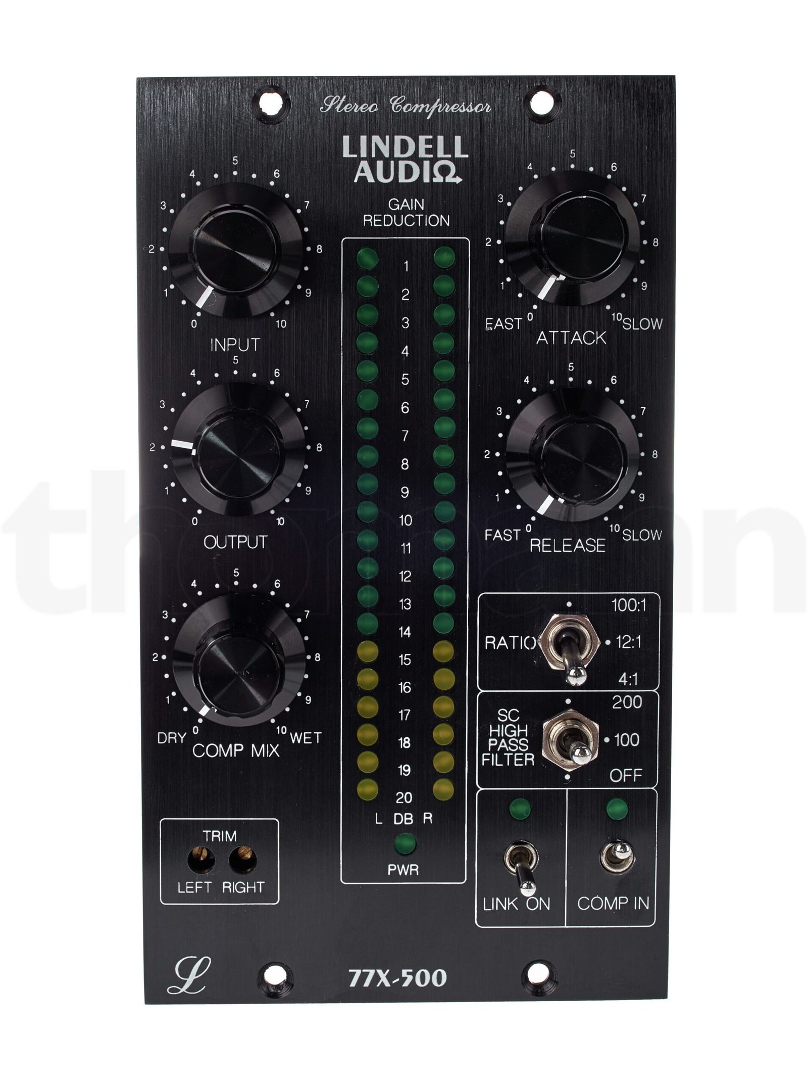 Lindell Audio 77X 500 Series Stereo Compressor