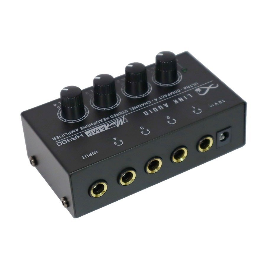 Link-Audio-HA400-Ultra-Compact-4-Channel-Stereo-Headphone-Amplifier-2.jpg Link Audio HA400 Ultra Compact 4-Channel Stereo Headphone Amplifier