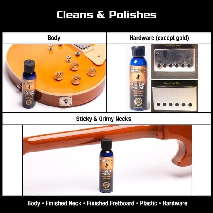 MN108_Action5.jpg Music Nomad MN108 Premium Guitar Care Kit 5 Piece